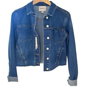 Industry Republic Denim Trucker Jean Jacket Small Dark Wash NWT